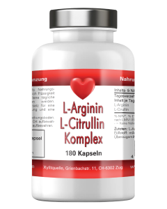 L-Arginin & L-Citrullin Komplex | 180 veg. Kaps