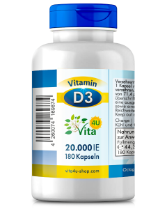 Vitamin D3 20000 IE Kapseln bestellen | Vitamin D kaufen