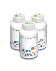3 Packungen Amino4u - alle 8 L-Aminosäuren | 360 Presslinge zu je 1g