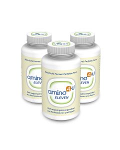 3 Packungen Amino4u ELEVEN -  11 Aminosäuren Komplex | 360 Presslinge zu je 1g