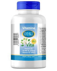 Vitamin D3 und K2 in Kombination bestellen