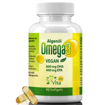 Veganes Omega 3 Algenöl