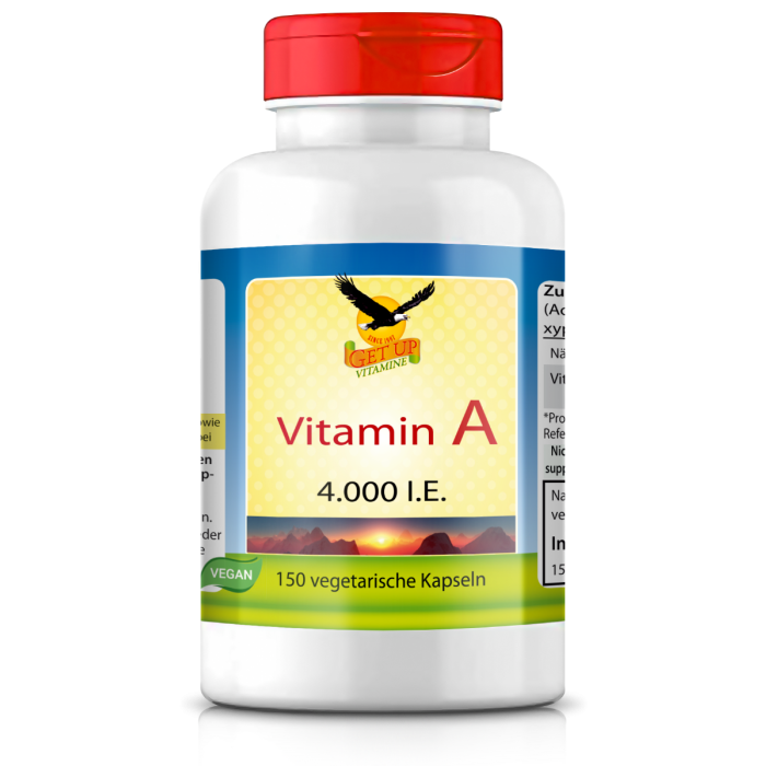 Vitamin A 4000 IE | 150 Kaps main product photo