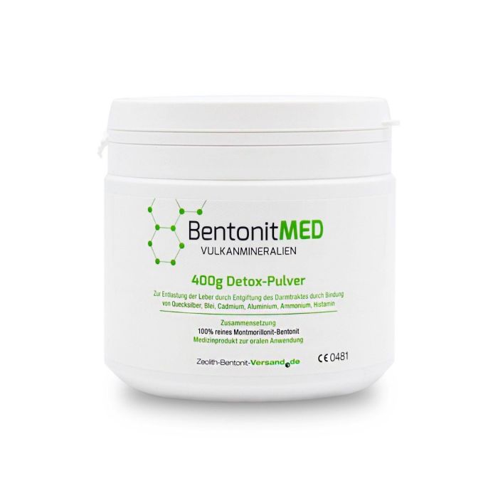 Bentonit MED Detox-Pulver 400g für 40 Tage | zur inneren Anwendung main product photo