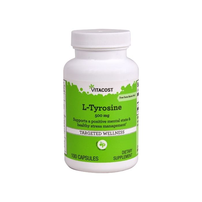 L-Tyrosin - 180 Kapseln mit jeweils starken 750mg L-Tyrosin