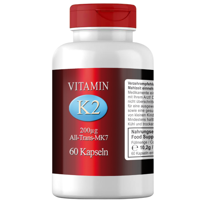 Vitamin K2 - 200μg MK 7 | 60 Kapseln