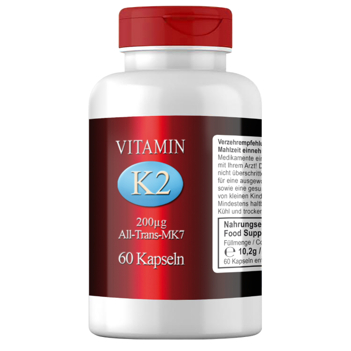 Vitamin K2 - 200μg MK 7 | 60 Kapseln Vitamin K2 - 200μg MK 7 | 60 Kapseln