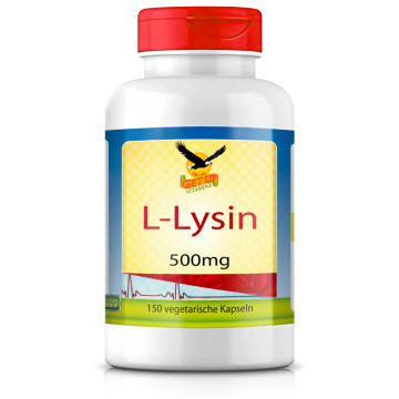 L-Lysin 500mg vegetarisch, 150 Kapseln