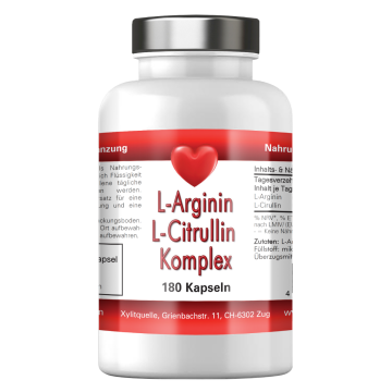 L-Arginin & L-Citrullin Komplex | 180 veg. Kaps