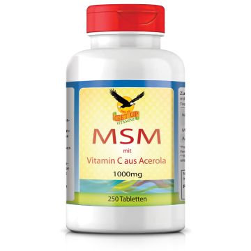 MSM 1000mg Tabletten mit Acerola von GetUP