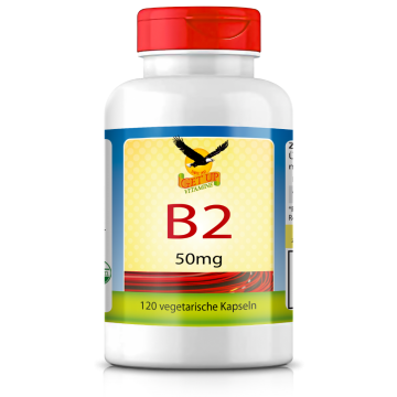 Vitamin B2 Riboflavin 50mg | 120 Kapseln