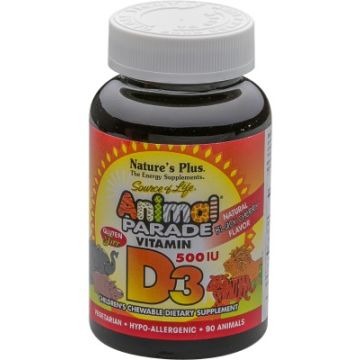 Vitamin D3 Lutsch mit Kirschgeschmack für Kinder - D3 500 IE VEGGY, 90 Tabs